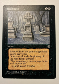 MTG Homelands Headstone NM common - Image 1
