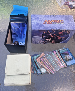 Magic The Gathering Lot ~ Cards, Deck Boxes, Dice & Storage Box MTG Collection - Image 1