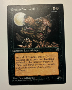 MTG Homelands Greater Werewolf NM common - Image 1