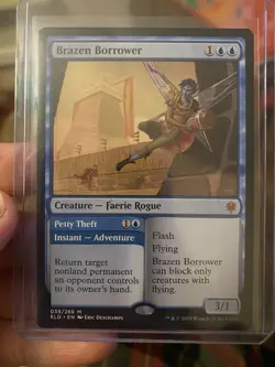 MTG Brazen Borrower - Throne Of Eldraine - MYTHIC - 039/269 NM - Image 3