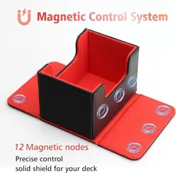 Card Deck Box for MTG Commander Deck Box fits 190+ Single Sleeved Trading Cards - Image 4