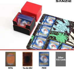 Card Deck Box for MTG Commander Deck Box fits 190+ Single Sleeved Trading Cards - Image 5