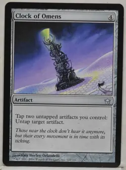 MTG 1x Clock of Omens Fifth Dawn NM English Magic the Gathering - Image 1