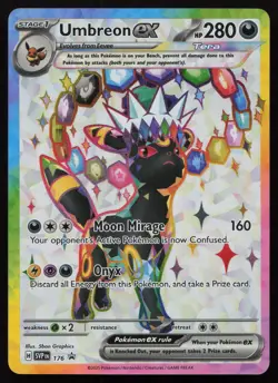 Umbreon ex SVP 176 Holo Promo Scarlet & Violet Promo Pokemon English NM - Image 1