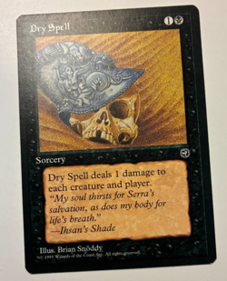 MTG Homelands Drudge Spell 46B NM Common - Image 1