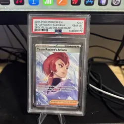 2025 Pokemon DRI EN Team Rockets Ariana SIR PSA 10 - Image 1