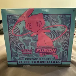 Factory Sealed Pokemon Center TCG Sword/Shield Fusion Strike Elite Trainer Box - Image 1