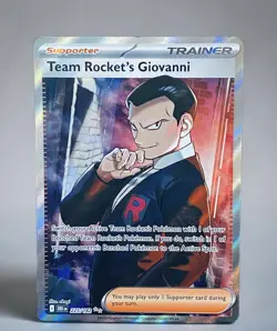 Pokemon Team Rockets Giovanni #225/182: SV Destined Rivals (Read Description) 🔥 - Image 1