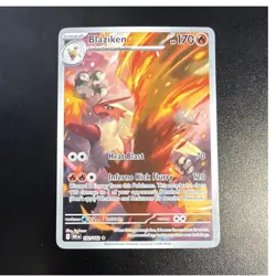 Pokemon Blaziken 192/182 Illustration Rare Holo Sv10 Destined Rivals - Image 1