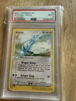 2003 Pokemon Ex Dragon #2 Altaria Holo PSA 9 MINT - Image 1