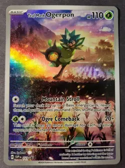 Teal Mask Ogerpon - SVP 123 - Pokemon TCG Black Star Promo - NM - HOLO - Image 1