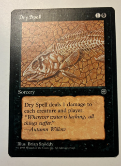 MTG Homelands Drudge Spell 46A NM Common - Image 1