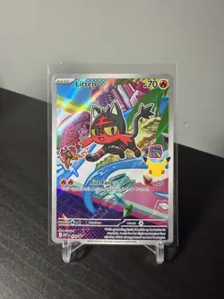 Pokemon First Partners Illustration Collection - Gen 7 Rowlet, Litten, Popplio - Image 4