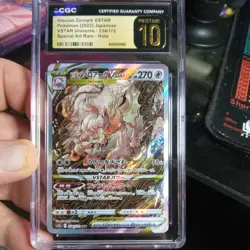 2023 POKEMON CROWN ZENITH 234/172 HISUIAN ZOROARK VSTAR, Japanese CGC 10 PRISTIN - Image 1