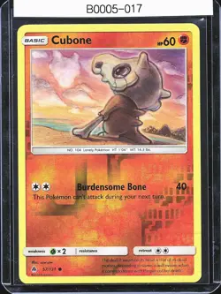 Pokemon TCG Cubone 57/131 Forbidden Light Reverse Holo B0005 - Image 1