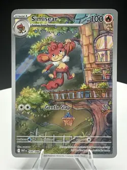 Simisear 100/086 Holo Illustration Rare White Flare Pokemon Near Mint - Image 3