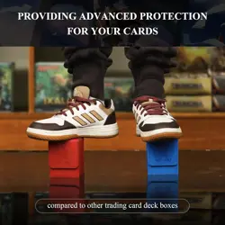 Card Deck Box for MTG Card Storage Box Holds 100 Plus Single Sleeved Cards - Image 4