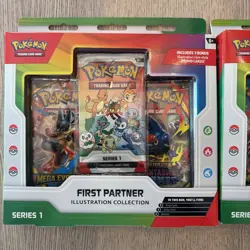 Pokemon First Partner Illustration Collection Series 1 Box New Lot of 2 IN HAND! - Image 3