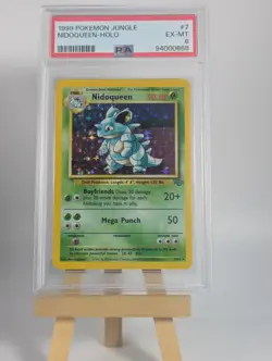 1999 POKEMON JUNGLE #7 NIDOQUEEN-HOLO PSA 6 - Vintage WOTC - Image 3