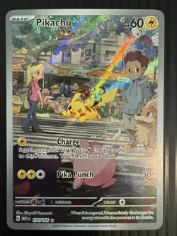 Pikachu 173/165 | Illustration Rare | Scarlet & Violet Pokemon 151 | NM/Mint 💎 - Image 2