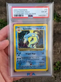 Pokemon Legendary Collection Holo Gyarados #12/110 PSA 6 EX-MT - Image 1