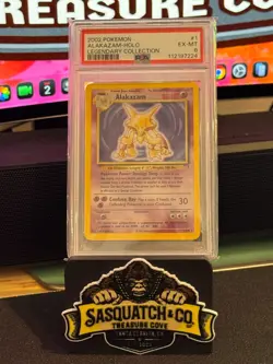 Pokemon TCG PSA 6 Alakazam 1/110 Legendary Collection - Image 1