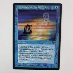 MTG Sea Kings’ Blessing Benedizione dei Re dei Mari Italian Mirage Magic Card FS - Image 1