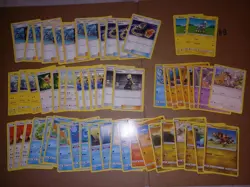 Pokemon 2018 TCG 57 Card Lot Common Uncommon - Image 1