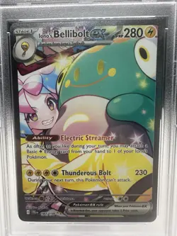 2025 POKEMON JTG EN-JOURNEY TOGETHER ULTRA RARE #172 IONO'S BELLIBOLT EX PSA 10 - Image 5