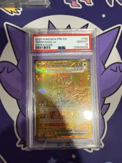 2025 Pokemon PRE EN Terapagos EX Hyper rare PSA 10 - Image 1