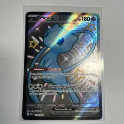 Pokemon TCG Mew EX 216/091 Paldean Fates Full Art Shiny Ultra Rare - Image 1