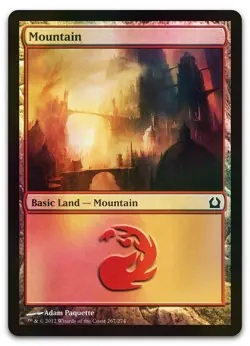 Mountain (267) #267 (Foil) (NM) Return to Ravnica RTR Magic MTG - Image 1