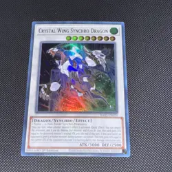 Yugioh! TCG Crystal Wing Synchro Dragon NM Ultra Rare RA02-EN029 - Image 2