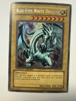 Vintage Yu-Gi-Oh! Blue-Eyes White Dragon (FL1-EN001, Limited) Mod Play - Image 1