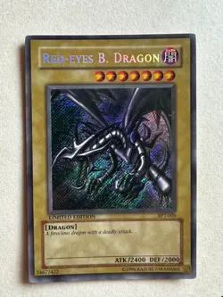 Red-Eyes B. Dragon #BPT-005 Yugioh Secret Rare Collector's Tin Limited Edition - Image 1