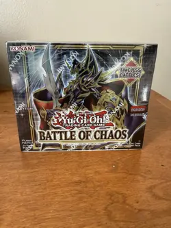 Yu-Gi-Oh! Battle of Chaos Sealed Booster Box 1st Edition (BACH) W/ Acrylic Case - Image 2