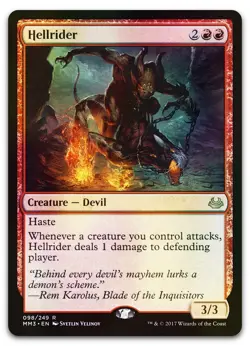 Hellrider #98 (Foil) (LP) Modern Masters 2017 MM3 Magic MTG - Image 1