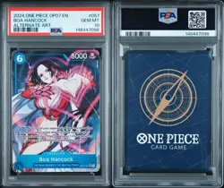 One Piece CCG Boa Hancock Alternate Art OP07-051 PSA 10 Gem Mint - Image 1