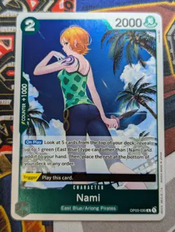 Nami OP03-030 R One Piece Card Game TCG Pillars of Strength English - Image 1