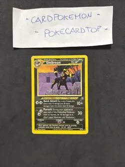 Pokemon Card Umbreon 32/75-Non Holo- Neo Discovery-eng-Good! - Image 1