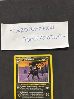 Pokemon Card Umbreon 32/75-Non Holo- Neo Discovery-eng-Good! - Image 2