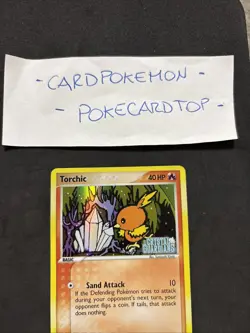 Pokemon Card TORCHIC 66/100-EX CRYSTAL GUARDIANS-ENG-Stamped-nm! - Image 2