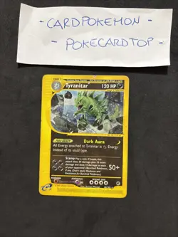Pokemon Card Tyranitar 66/165-eng-no Holo-Exc! - Image 1