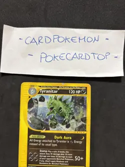 Pokemon Card Tyranitar 66/165-eng-no Holo-Exc! - Image 2