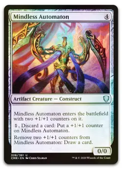Mindless Automaton #326 (Foil) (NM) Commander Legends CMR Magic MTG - Image 1