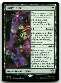 Party Dude #128 (NM) Teenage Mutant Ninja Turtles TMT Magic MTG - Image 1