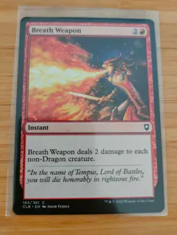 [MTG Breath Weapon 165 Battle for Baldur's Gate M/NM Free UK P&P - Image 1