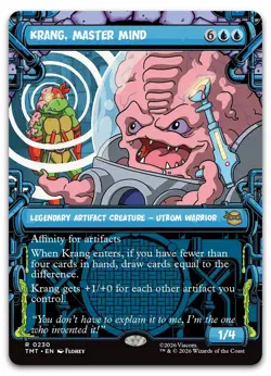 Krang, Master Mind (Showcase) #230 NM Teenage Mutant Ninja Turtles TMT Magic MTG - Image 1
