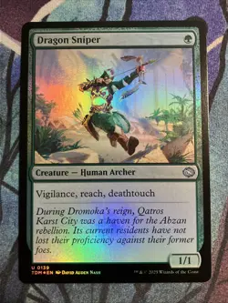 MTG 2025 Tarkir: Dragonstorm: Dragon Sniper (0139) Foil - Image 1