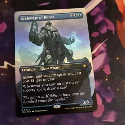 Archmage of Runes (Borderless) Foundations Foil - Image 1